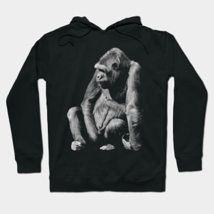 Gorilla Art  - Support Wildlife Hoodie